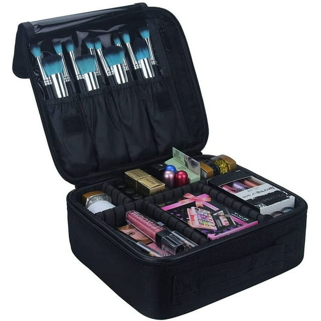 Travel Makeup Train Case Makeup Cosmetic Case Organizer Portable Artist Storage