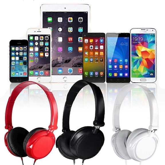 Headphones Noise Cancelling Over-Ear Stereo Headset Earphones HD Sound Wired