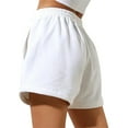 thumbnail image 6 of Musuos Loose Style Solid Color & Elastic High Waist, Sweatpant Shorts (Women's), 6 of 8