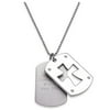 Personalized Planet Stainless Steel and CZ Dog Tags