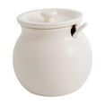 thumbnail image 4 of Recipiente de cocina, tanque de condimentos con tapa, cuchara, vajilla de cocina, tarro de manteca de cerdo, bote de cerámica para decoración, mesa,, 4 of 8