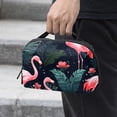 thumbnail image 2 of Flamingo Waterproof Oxford Cloth Travel Case for Electronic Devices, USB Organizer, Charger Organizer Travel Case, Phone Cable Organizer - 5.9x9.44x3.14 in, 2 of 6