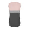thumbnail image 5 of aidice V Neck Tank Tops for Women Sleeveless Loose Tanks Color Blocked Summer Vacation Beach Tops, 5 of 5