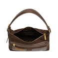 thumbnail image 6 of Wrangler Women's Hobo Shoulder Bag, Adjustable Strap Purse with Iconic W‑Stitching Pockets, Coffee, 6 of 7