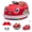 red, variant on 12V Electric Ride on Kids Bumper Car w/Remote Control,360 Degree Spin,Push Rod Rocker Horse Function,3-Speeds Babies & Toddlers Bumping Car Ride on Toy Gift for 1-4 Years Children- Pink