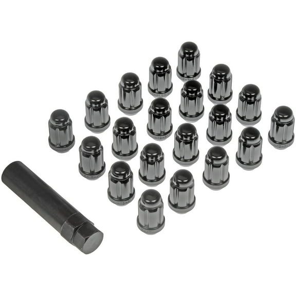 Dorman 711-656 Black Chrome Spline Drive Lock Set M14-1.50 for Specific Models (Pack of 20)
