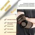 Vlela Copper Elbow Braces Compression Sleeves for Tennis Elbow Women