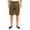 Light Brown, variant on Ring of Fire Men's Belted 9" and 13" Inseam Twill Cargo Shorts Size 30 to 38 Light Brown-9" Size 34