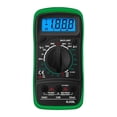 thumbnail image 1 of Multímetro digital portátil Multímetro electricista con funda de silicona Verde Macarena Probador de multímetro digital, 1 of 8
