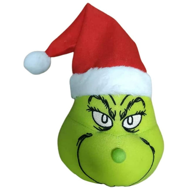 Adornos navideños, adorno para árbol de Navidad y adorno de brazo verde peludo, adornos para árbol de Navidad, juguete de peluche Grinch encantador Xemadio WRJM-423