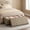Camel Brown, variant on Ledrem Dark Gray Tufted Storage Ottoman Bench, 43" End of Bed Bench with Lift-Off Lid, 660lb Capacity