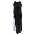 thumbnail image 5 of Blmnix Womens Dress Tank Dress with Pockets Slip Dress Flowy Dresses Dress Maxi Sleeveless Black Crew Neck Adaptable Women's Casual Dresses XXL, 5 of 5