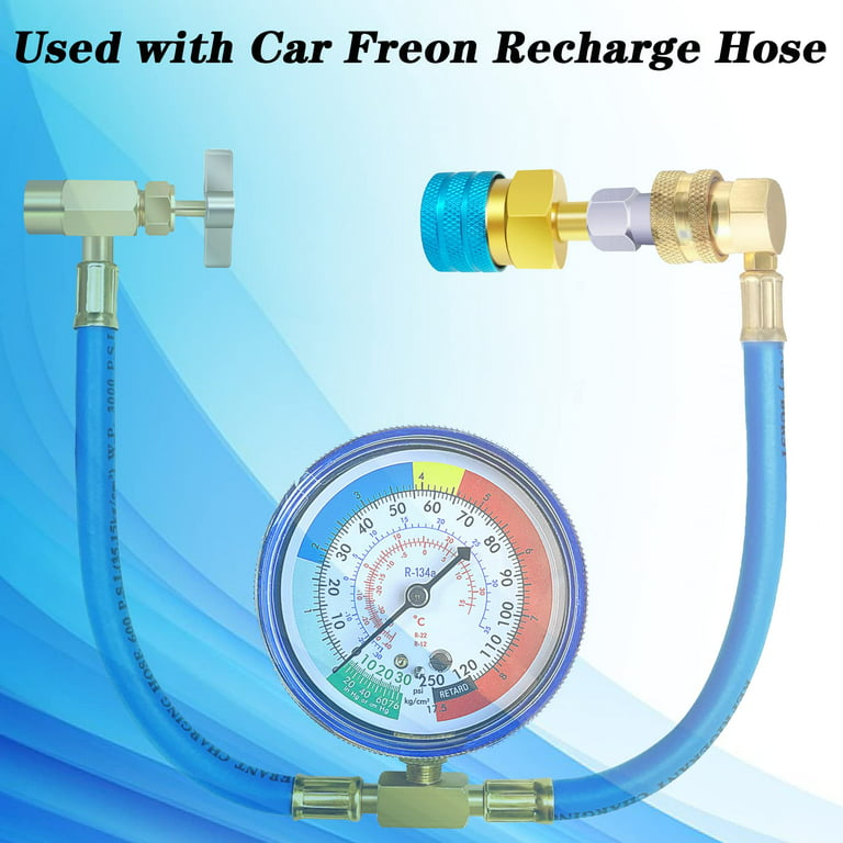 AC Refrigerant Hose Fitting R1234yf To R134a Quick Couplers A/C Recharge Kit  High/Low Side Manual A/C Recharge Kit Replacement - AliExpress
