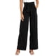 thumbnail image 2 of Pantalones Palazzo de Pierna para Mujer, con Cinturón, Cintura Alta, Informales, Holgados, Largos y con Bolsillos. Negro M, 2 of 8