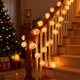 thumbnail image 4 of Guirnalda de luces navideñas con forma de molino de viento rojo, luces LED navideñas enchufables, luces decorativas navideñas blancas cálidas, decoración para árbol de Navidad de interior y exterior,, 4 of 6