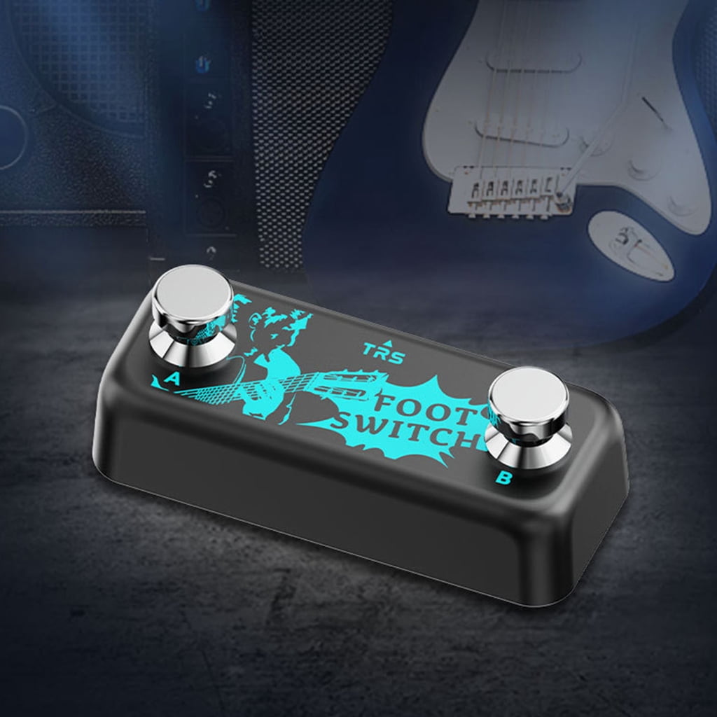Precisions Control Double Foot Pedal Foot Controller Footswitch Pedal Instants Switches Board for Guitar Effect Pedal
