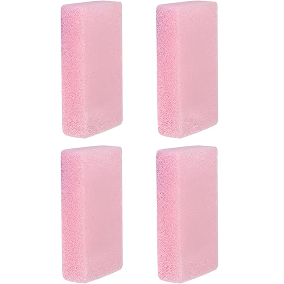 RAGUPEL 2026 New 4Pcs Pumice Stone Pedicure Tools Double Side Hard Skin Remover for Hands Foot File Exfoliation 4Pcs Pink