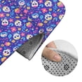 thumbnail image 5 of Yiaed colorful Skull flower leaf Print Bathroom Mat Set 2 Pieces Mat Anti-Skid Pad Ultra Soft and Absorbent Bathroom Bath Mat Contour Bath Rugs for Toilet Base, 5 of 6
