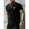 thumbnail image 1 of Camiseta deportiva casual de moda para hombre, 1 of 5