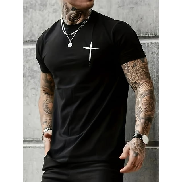 Camiseta deportiva casual de moda para hombre