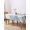 Lake Blue Sky Blue, variant on Turquoise Coastal Turtle Table Cloth, Ocean Coral Nautical Waterproof Tablecloth for Rectangle Tables, Reusable Washable Fabric Table Cover for Restaurant Kitchen Dining Tables 60"x84"