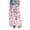 Pink, variant on TIREOW Girls Wide Leg Pants Cute Print Elastic High Waist Drawstring Baggy Casual Pants Fashionable Breathable Lightweight Pants