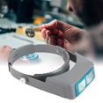 thumbnail image 1 of Headband Reading Magnifier Optical Glass Lenses Jewelry Repair Tool for Precision Work Crafting, 1 of 7