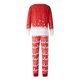 thumbnail image 5 of Vestido Rojo Para Padres E Hijos Conjunto de pijama familiar de 2 piezas Conjunto informal de manga larga con estampado de alce y pantalones Traje diario Kuymtek Mujer Rojo M para Mujer, 5 of 8