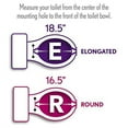 thumbnail image 3 of Bemis 1500EC Lift-Off Wood Elongated Toilet Seat, Available in Various Colors, 3 of 3