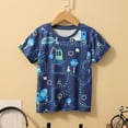 thumbnail image 2 of MEZZALL Boys Graphic T-Shirt Short Sleeve Dinosaur Car Print Casual Tops For Toddler Kids Comfortable Summer Tee Shirt Classic Baby Wear, 2 of 8