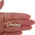 thumbnail image 2 of 18k Gold Plated Precious Name Necklace Nameplate Pendant Jewlery Mother Day Gift, 2 of 3