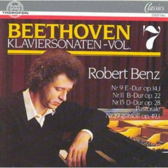 Robert Benz - Piano Sonatas 9 15 & 19 - Music & Performance - CD