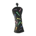 thumbnail image 4 of Funda para palo de golf, divertida funda de madera para palo de golf, para sala de estar, deportes, oficina 3 5 Negro, 4 of 8