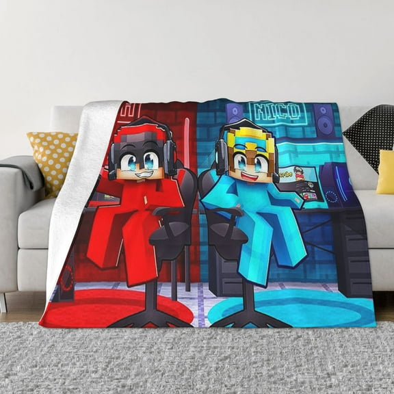 Cash & Nico Soft Micro Fleece Blanket Throw Lightweight Flannel Blankets for Bed Couch Sofa