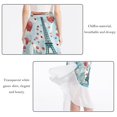thumbnail image 2 of Valentine's Day Chiffon Beach Dresses for Women, Summer Strappy Polyester Beach Dress, 2 of 6