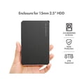 thumbnail image 1 of Caja de disco externo ElecGear USB C 3.1 Gen2 para disco duro SATA de, 1 of 2