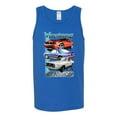 thumbnail image 2 of Wild Bobby, Mustang Ford Classics Cars and Trucks Men Graphic Tank Top, Royal, X-Large, 2 of 6