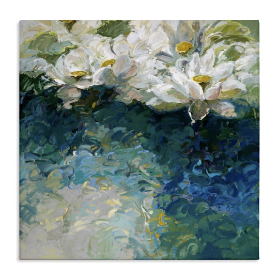 Stupell Industries Impressionist Lilies At Sunrise Canvas Wall Art design by Vicki McMurry, 17 x 17