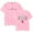 Pink, variant on Kevin Gates Luca Brasi 4 Logo T-Shirt Women Men Casual Crewneck Short Sleeve Fashion Tee