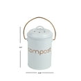 thumbnail image 4 of Home Basics Grove Compact Countertop Compost Bin 5x5x8.5 inches, White, 4 of 5