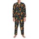 thumbnail image 3 of Fotbe Colorful Plants Mushroom Pijama de Hombre con Estampado de Manga Larga, Conjunto de 2 Piezas, Ropa de Dormir Suave y Cómoda con Bolsillos-Medium, 3 of 7