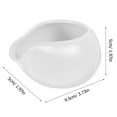 thumbnail image 2 of HEALEEP Nordic Style White Ceramic Pitcher For Cream Dispensing 1Pcs, 2 of 8