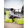 thumbnail image 2 of Gouchee Home Dotcom Brava Ottoman Pouf – Lime Water-Repellent Round Bean Bag Footstool with Polystyrene Beads, Made in Canada, Stylish & Lightweight for Living Room or Bedroom, 2 of 6
