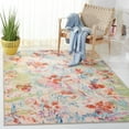 thumbnail image 3 of SAFAVIEH Paint Brush Josif Floral Area Rug, Blue/Blush Pink, 7'9" x 10', 3 of 13