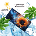 thumbnail image 4 of 1 Pcs 2D Flat License Plate Covers & Frames, Sunflower and Nebula For Decorative Front, Waterproof For Decoration Aluminum License Plate Covers & Frames Cover For Men Women, 12" X 6", 4 of 7