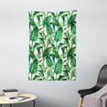 thumbnail image 1 of Plant Tapestry, Equatorial Leaves in Hand Drawn Watercolor Style Artwork Botanical Petal Spring, Wall Hanging for Bedroom Living Room Dorm Decor, 40W X 60L Inches, Green Jade Green, by Ambesonne, 1 of 2