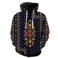 thumbnail image 1 of Sudadera con capucha y cremallera para hombre, estilo persa, manga larga, para adolescentes, con estampado 3D, estilo Harajuku unisex de gran tamaño, 1 of 6