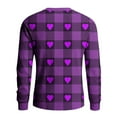 thumbnail image 4 of LWavelet Men's "XOXO" & Lip Print Sweater - Playful Design, Perfect for Valentine's Day Celebrations & Casual Hangouts Hot Pink M, 4 of 6