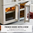 thumbnail image 4 of Martha Stewart 34 QT French Door Air Fryer Toaster Oven, Countertop Convection, 12-in-1, Linen Cream, 4 of 9