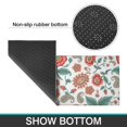 thumbnail image 6 of Pioneer Flower Floral Print Pattern Kitchen Rugs Sets Of 2, Anti Fatigue Non Slip Washable Floor Mats for Kitchen Sink Laundry, 17X30 Inch + 17X47 Inch, 6 of 6